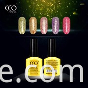 Nice design 7.3ml 12colors starry sky cat eye custom brand nail gel polish